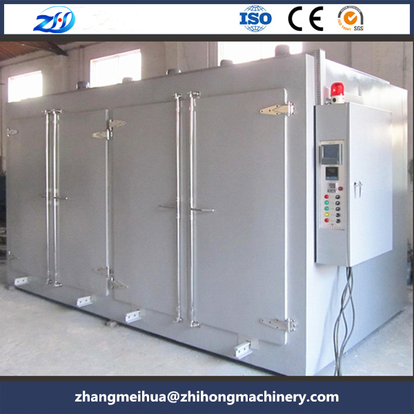 Double chamber hot air circulation oven